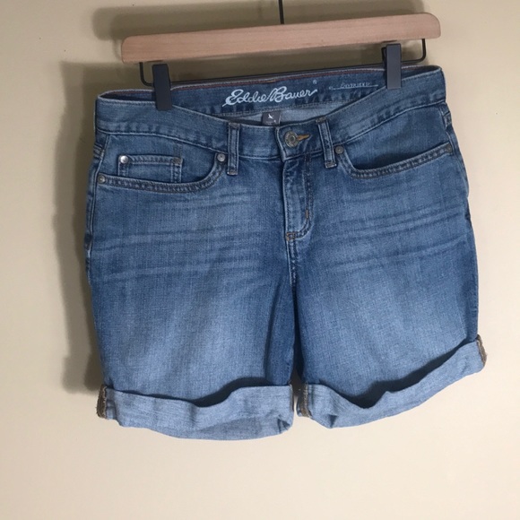 eddie bauer boyfriend shorts